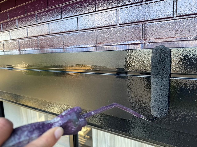 外壁塗装鉄部は二度塗り